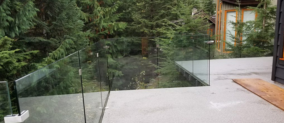 glass railings summerland